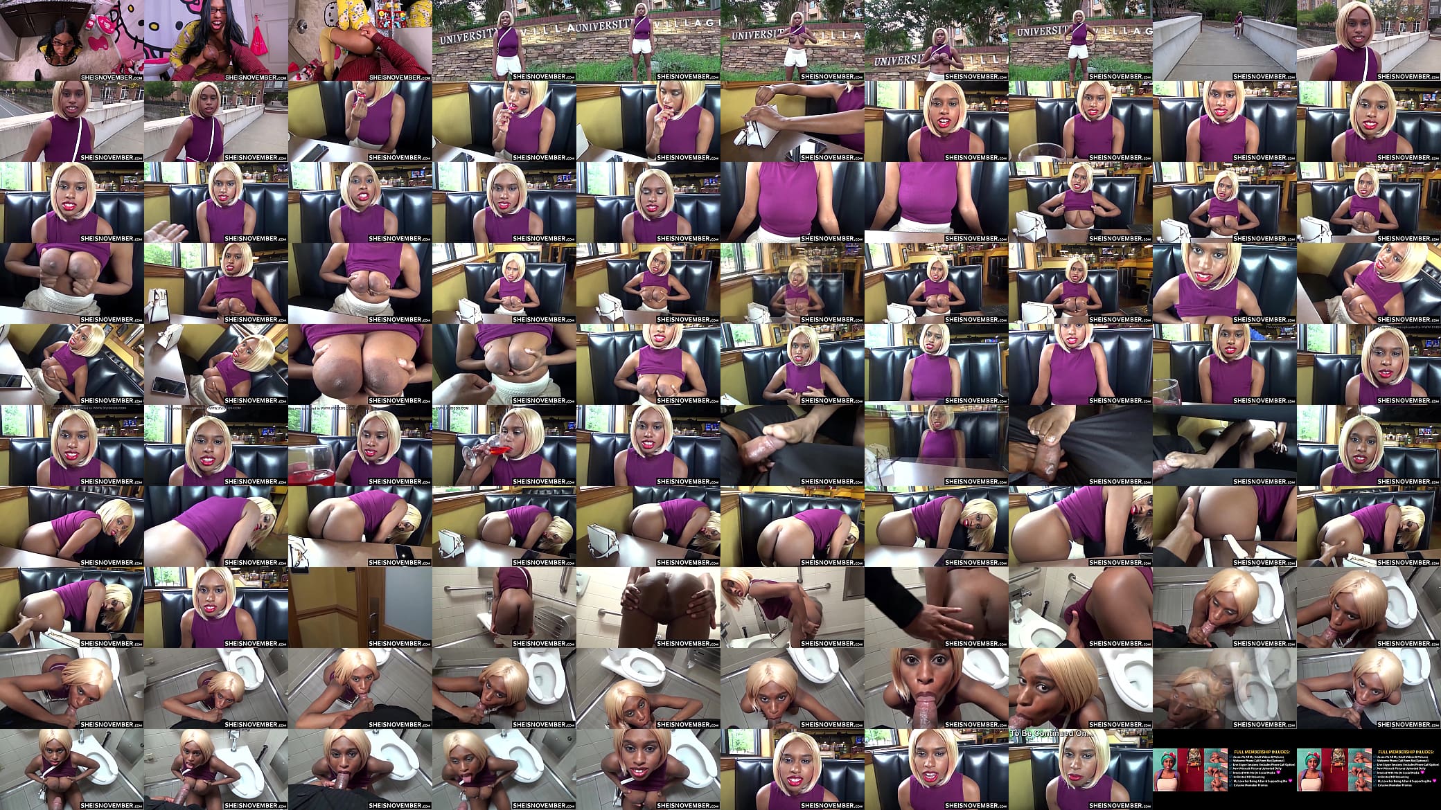 My Slut Student Offers Me A Blowjob On A Dirty Fast Food Restaurant Floor To Pass My Class, Busty Blonde Ebony Girl Sheisnovember Suck His Big Cock With Eye Contact After Exposing Her Big Boobs, Erect Nipples, Big Ass In Public By Msnovember 预览图