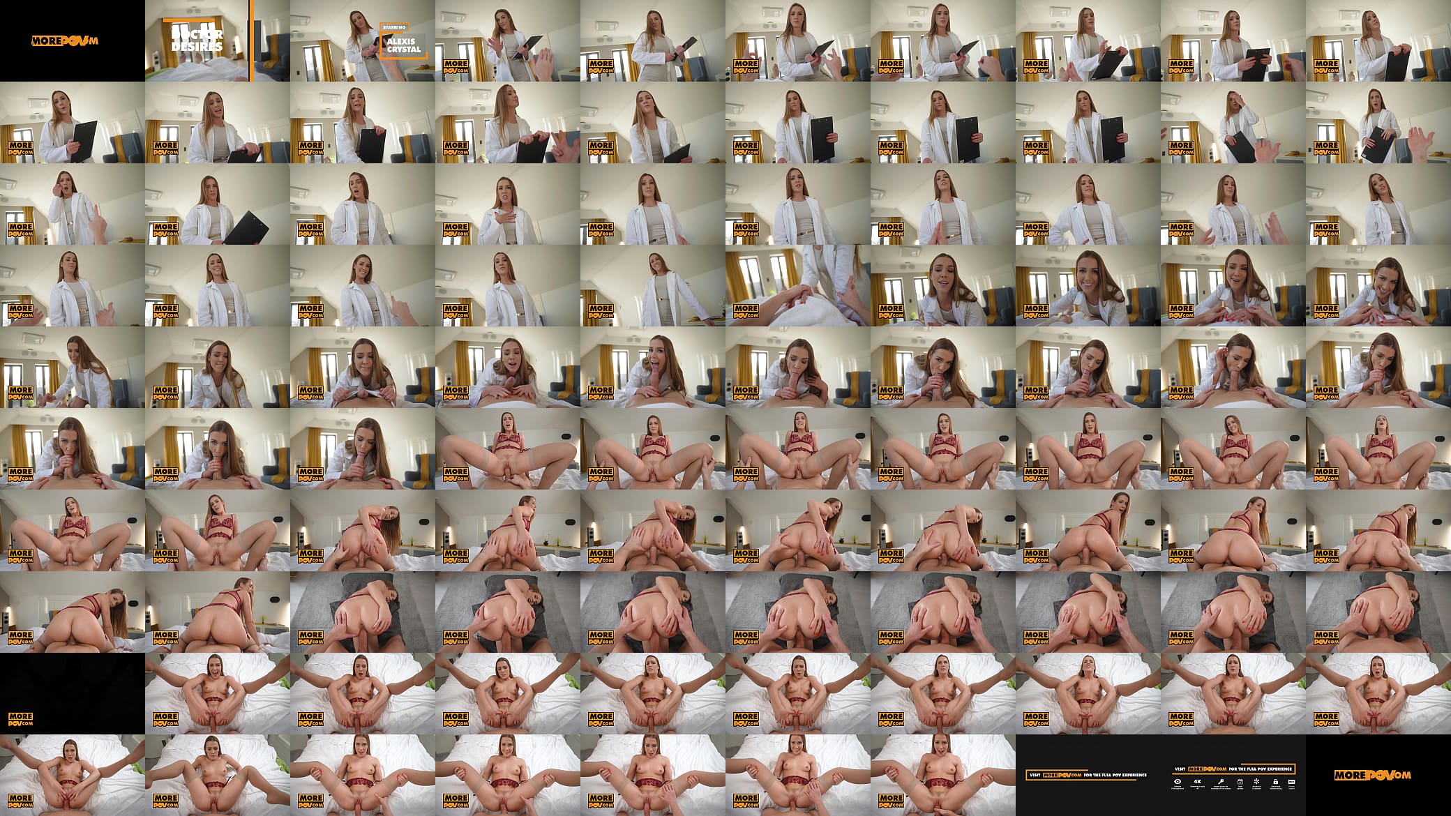POV - Horny doctor Alexis Crystal has a secret fuck fetish 预览图