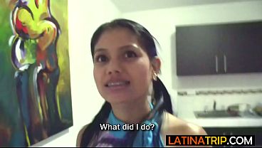 Download Video - Naughty Latina teen enjoyed rough pussy fucking after giving a blowjob