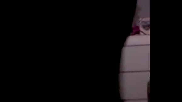 Onjon70 before bed on stool in blue briefs with television on