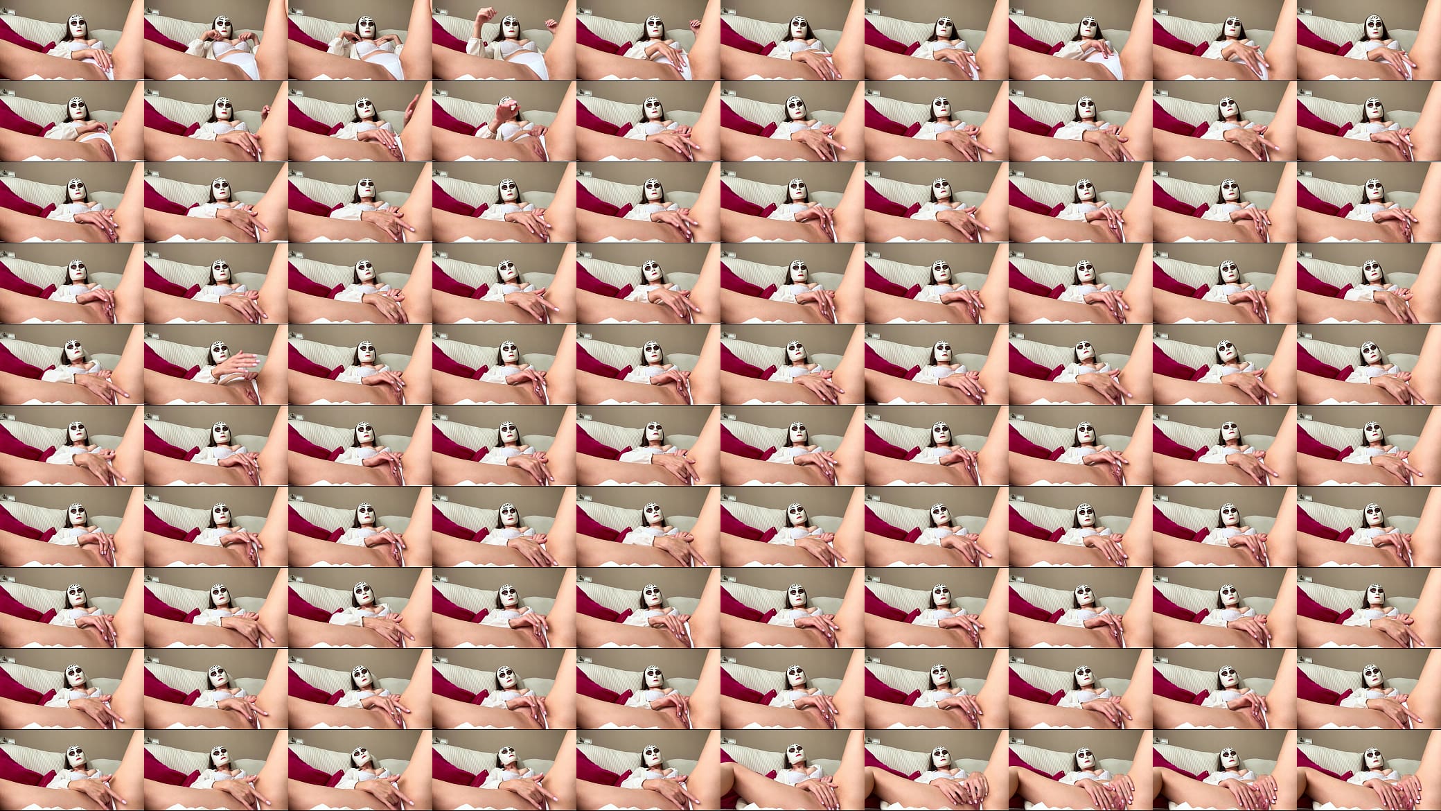 Ghost Girl Decides To Masturbate Pervertedly On Halloween To Get A Pulsating Orgasm 预览图