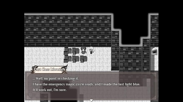 A group of girls walk through a magical library full of problems - Enatus Radi - Part 5