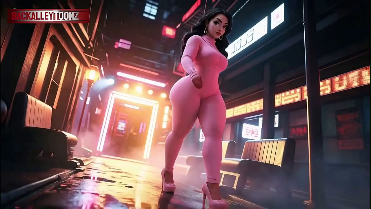 CURVY THICK GIRL SINGING IN SFW AI MUSIC VIDEO