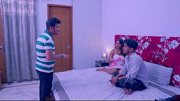 Indian hot wife cheated by fucking her husband's friend when she need sexual pleasure