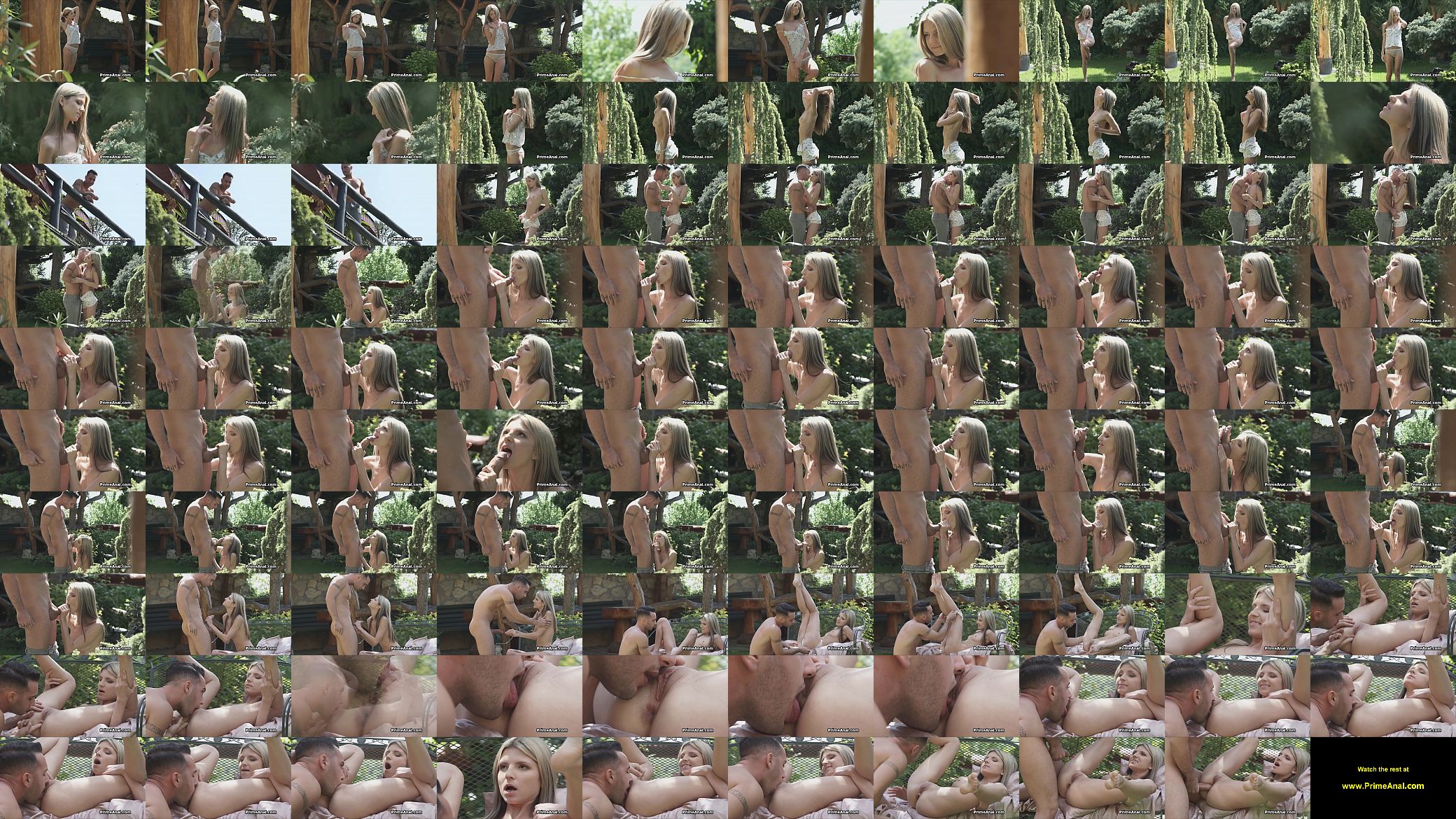 Fingering girlfriends ass in the garden 预览图