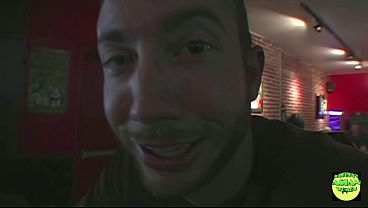 she was playing pool and then she sucked some huge dick and got a cumshot 