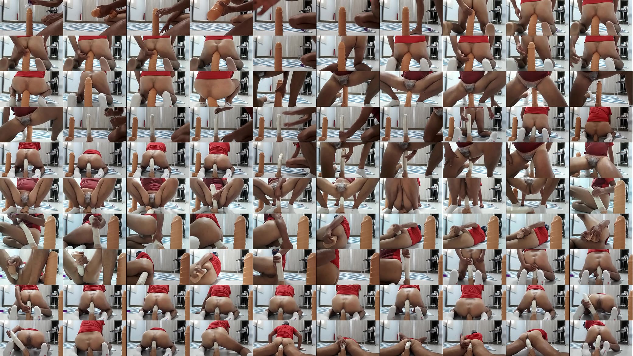 Metendo 33cm consolo grosso neste rabo gostoso,enfiando tudo at&eacute; o talo que del&iacute;cia @!!!! 预览图