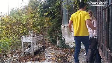 Behind The Scenes Of Gina Gerson Outdoor Fucking Session in a Rainy day