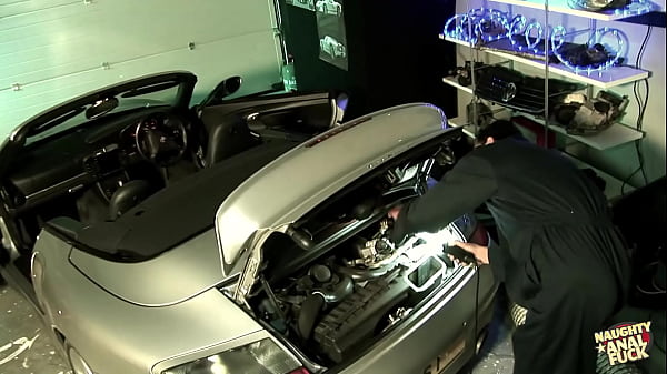 This bitch came to the workshop and received two dicks into her nasty fuck holes