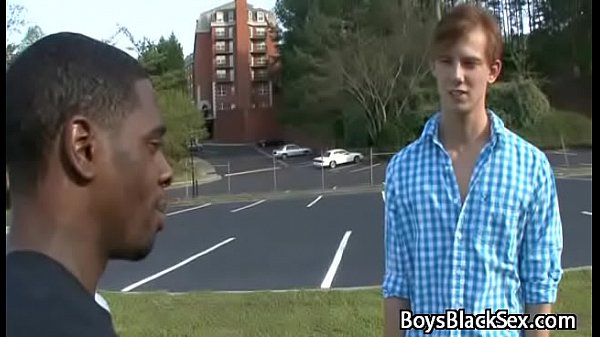 White Sexy Teen Gay Boy Love Big Black Dick Ins...