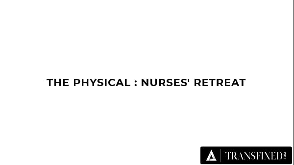 TRANSFIXED - Trans & Cis Lesbian Apprentices Have WILD HARD GROUP SEX At Prestigious Nurses Retreat!