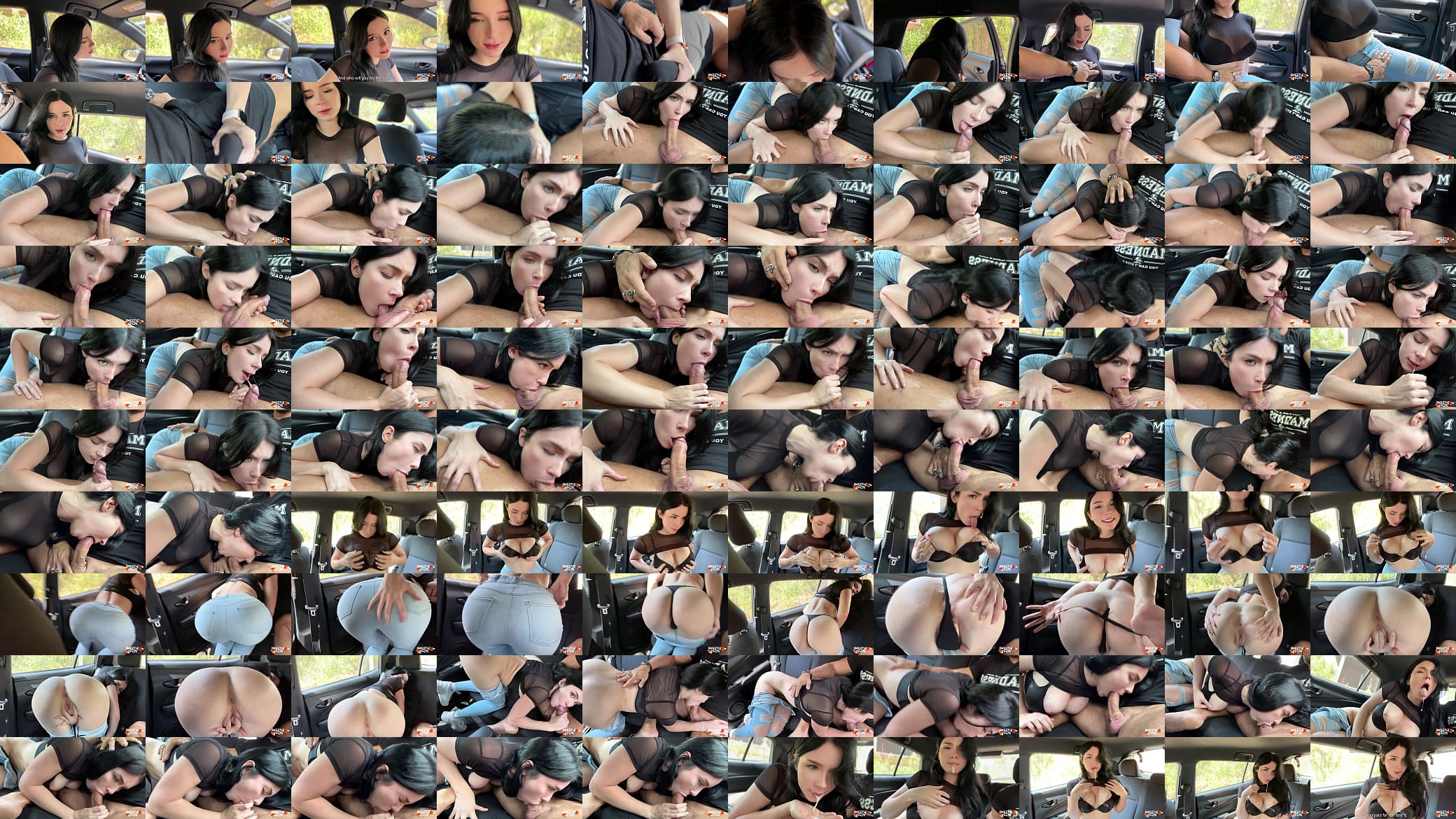 StepSis Paid with Deep Blowjob to He Drive Her Home, Part 2 (Sloppy Blowjob, Throatpie) 预览图