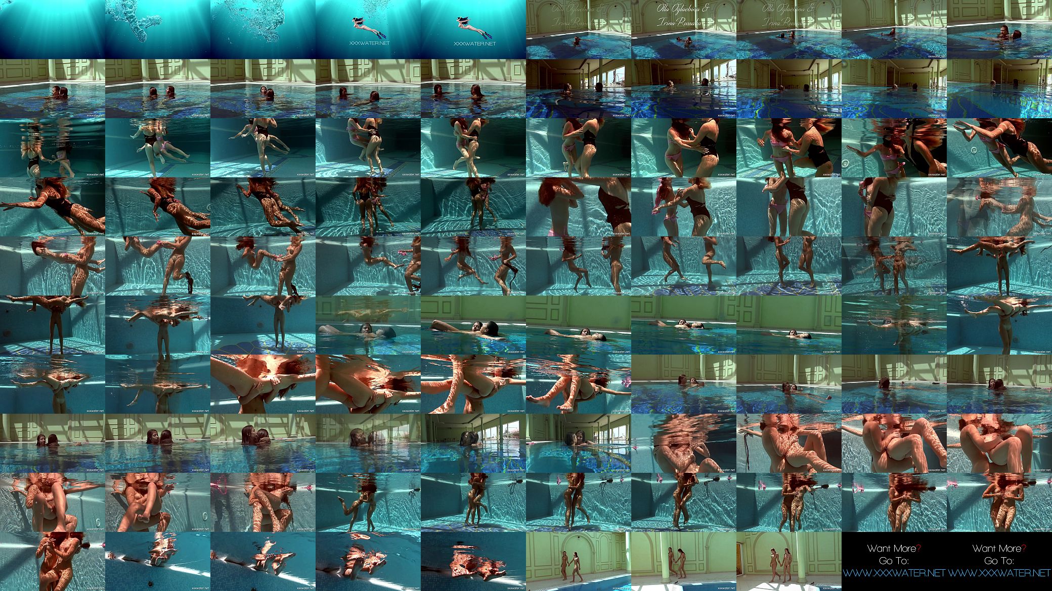Olla Oglaebina &amp; Irina Russaka hot teens underwater 预览图
