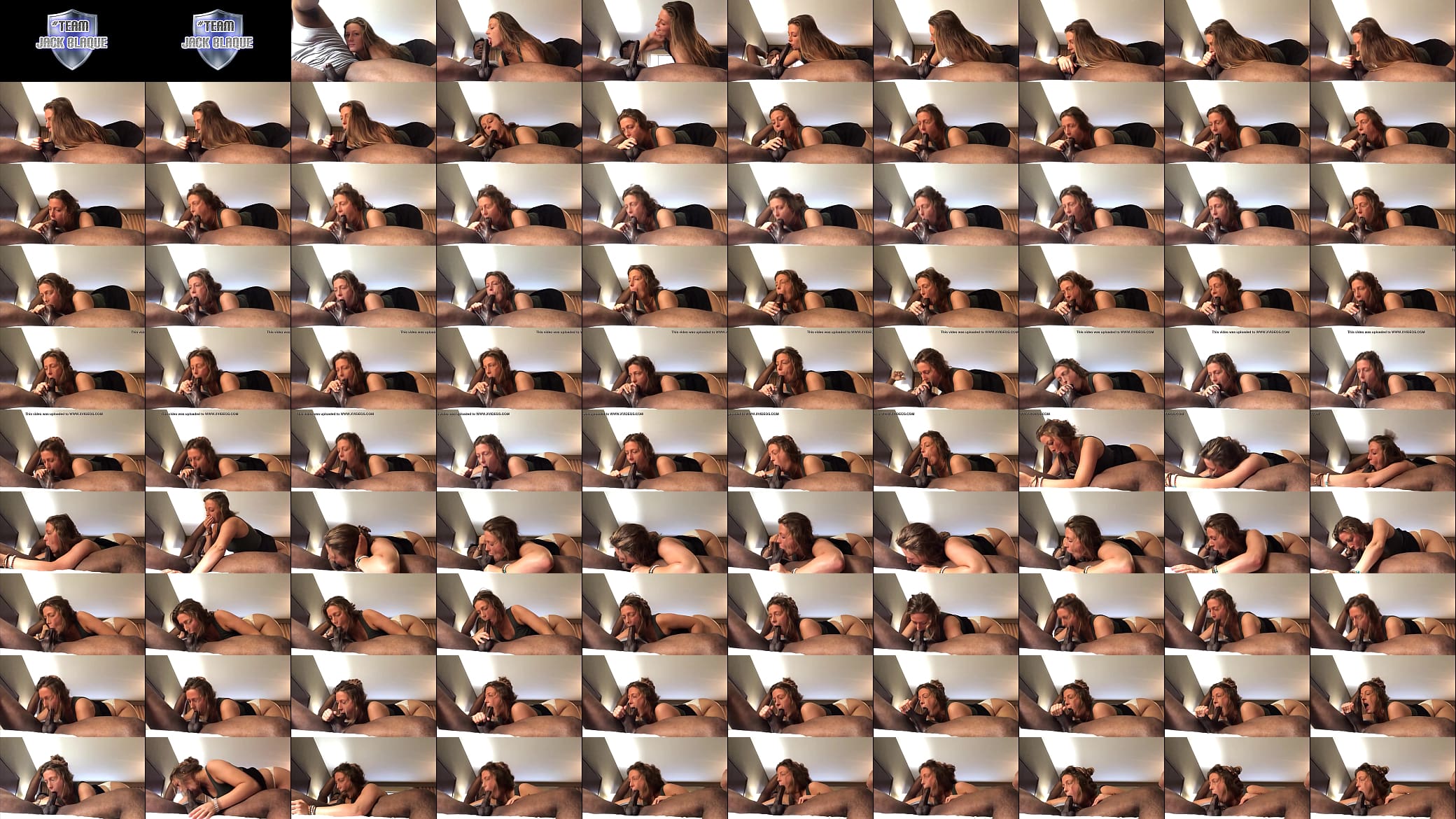 Feebie Twigs gives Jack Blaque a ball grabbing blowjob 预览图