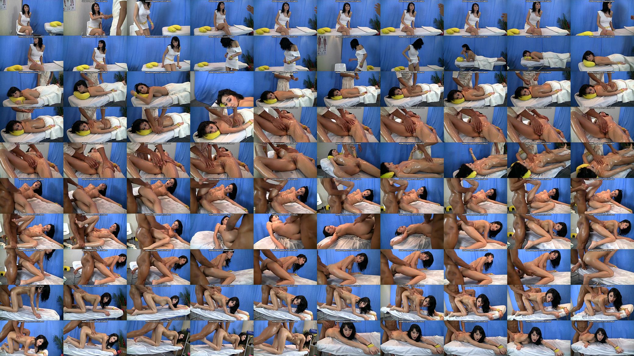 Exotic brunette in massage sex action 预览图