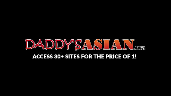 Petite Asian gay rides mature dude raw after sloppy blowjobs