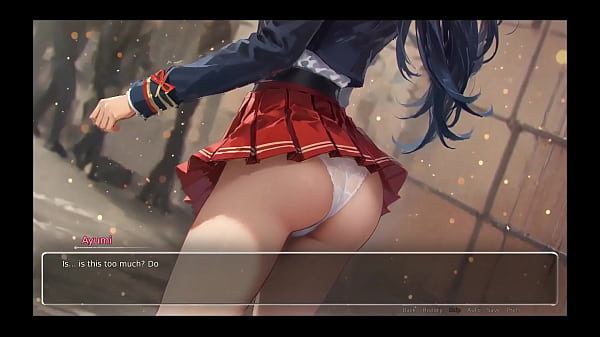Bluring the walls [ ROMANCE Hentai Game ] Ep.5 couple FRENCH KISSING after confessing naughty fantasies !