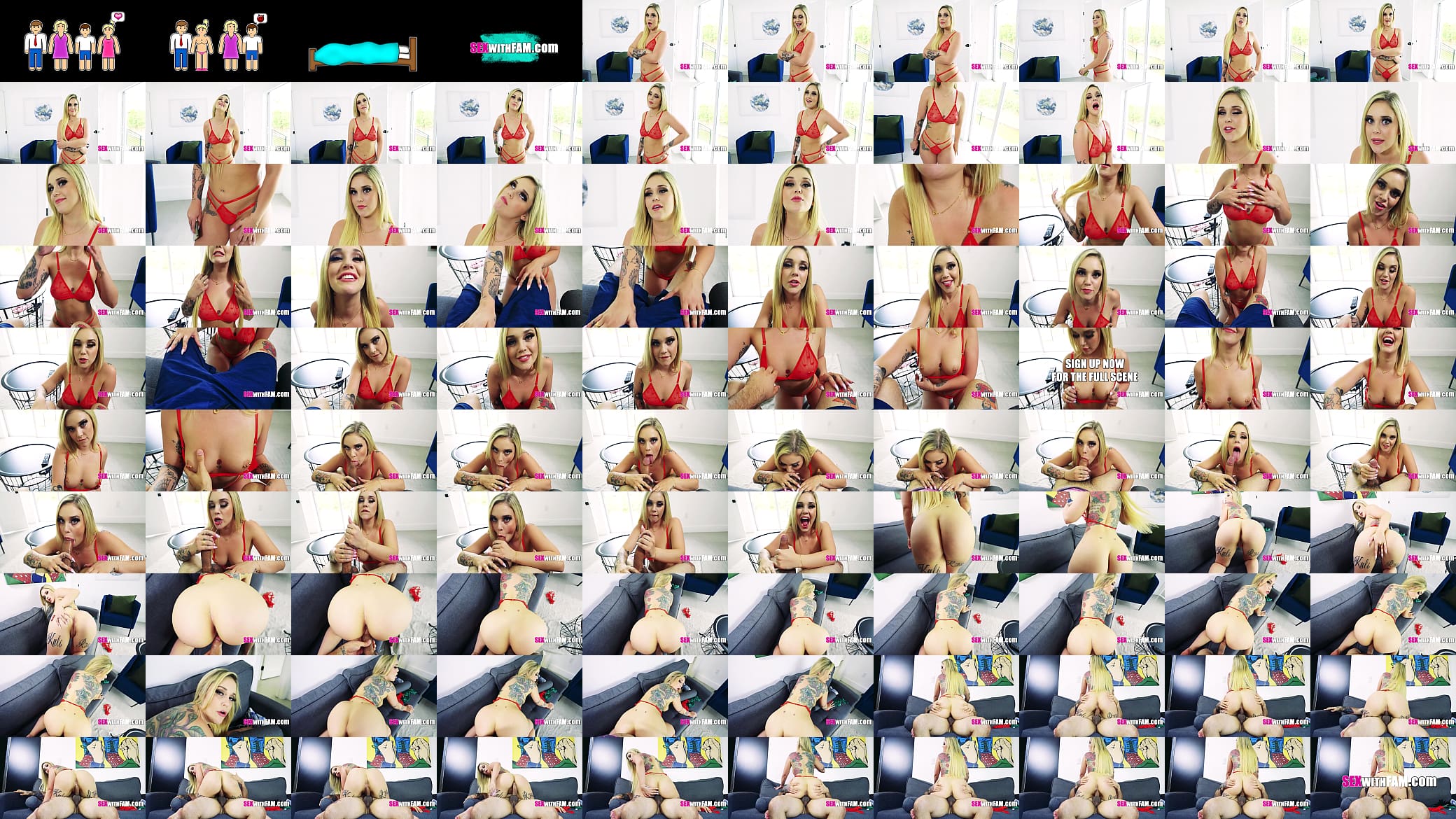 Curvy Blonde Kali Roses Fucks Step Bro To Keep Her Hoeing A Secret 预览图