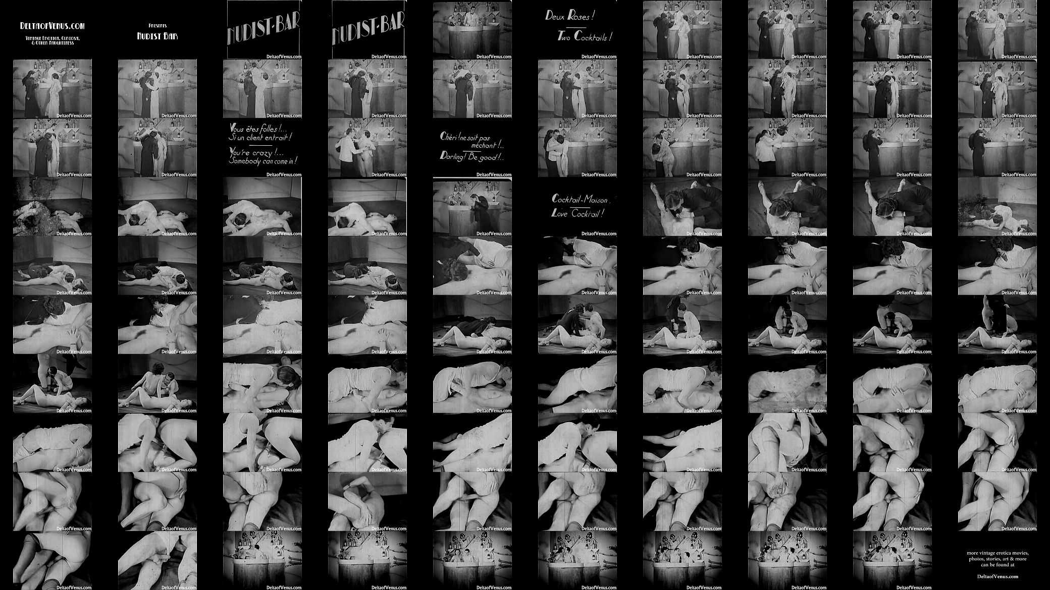 Vintage Porn from the 1930s - Girl-Girl-Guy Threesome 预览图