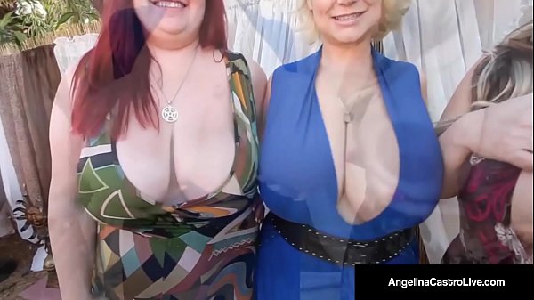 Download Video - Cuban Angelina Castro&excl; Foursome Blowjob and 6 huge TITS&excl;