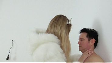 Tall Findom train her slave!