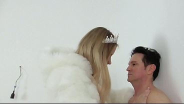 Tall Findom train her slave!