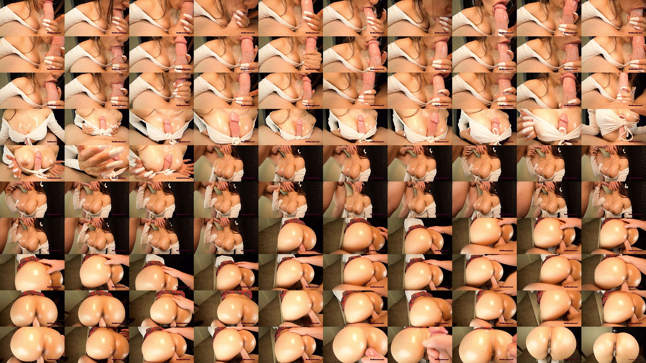 Big Tits Big Ass Sloppy Blowjob and POV Doggystyle Fuck 预览图