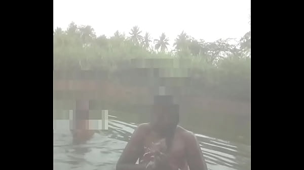 Indian village desi aunty Topless Outdoor Bath with  shakshi
