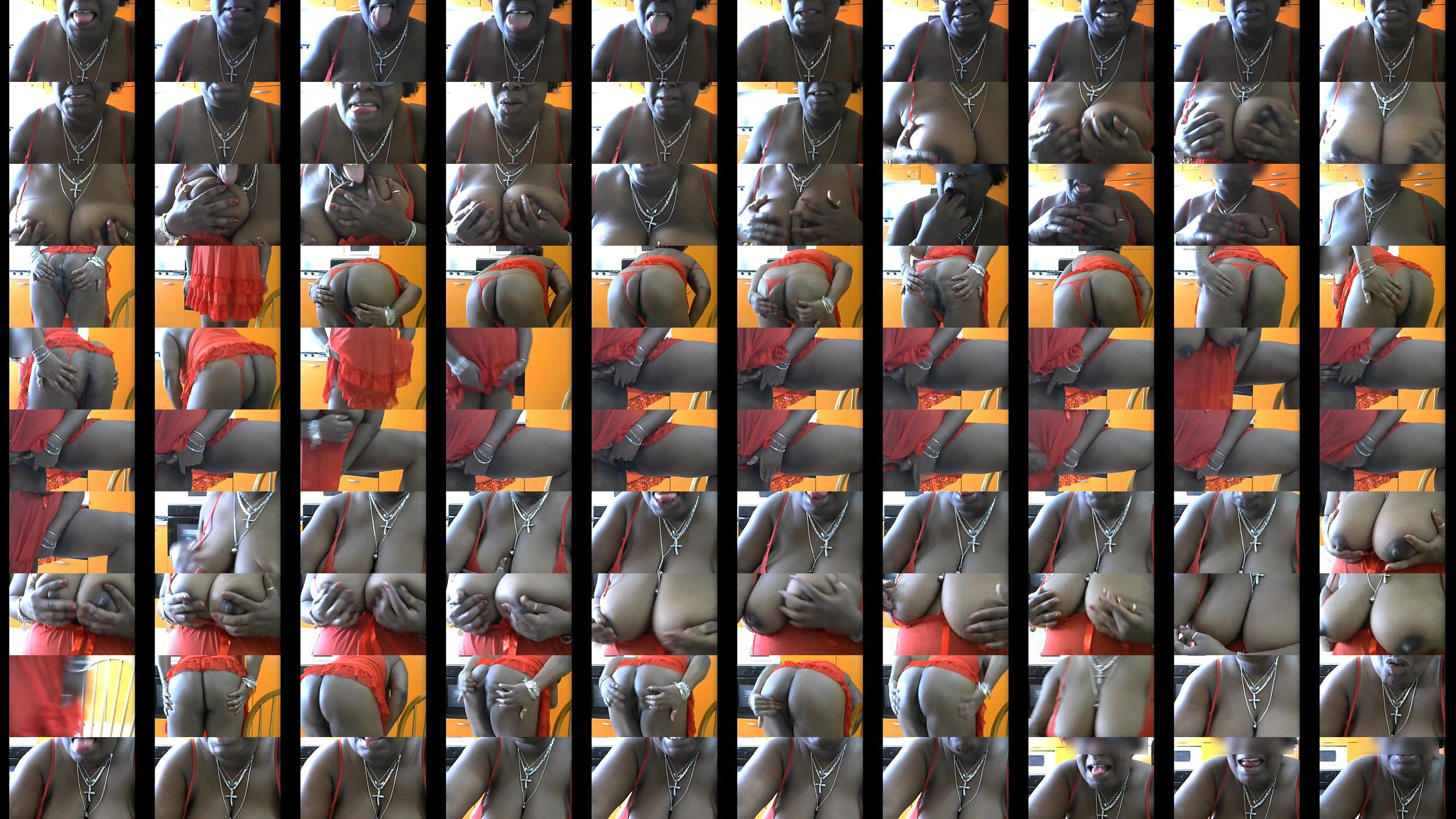 Bossgirls Skype: Intense orgasm while showing off her body 预览图