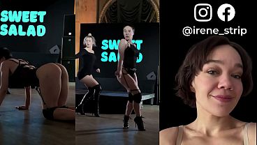 hot strip short hair girl 74 sec