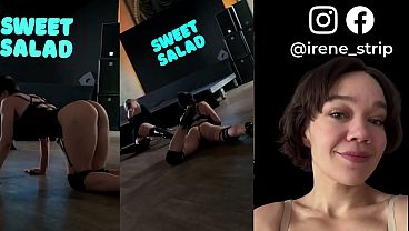 hot strip short hair girl