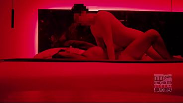 Homemade video of sex in missionary position with a woman who had plastic surgery