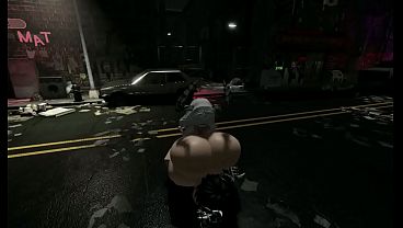 My futanari girlfriend fucked my ass right on the street Thumbnail