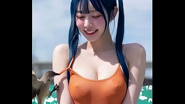 Ai generated Swimsuit ai girl