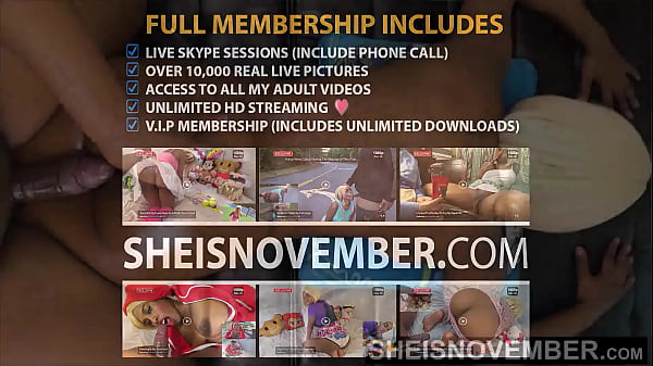 Horny cheating stepdad prone fucking his stepdaughter tight shaved pussy hardcore since his wife is at work skinny cute black whore sheisnovember asshole fingering before big dick bbc and brown booty spread by msnovember