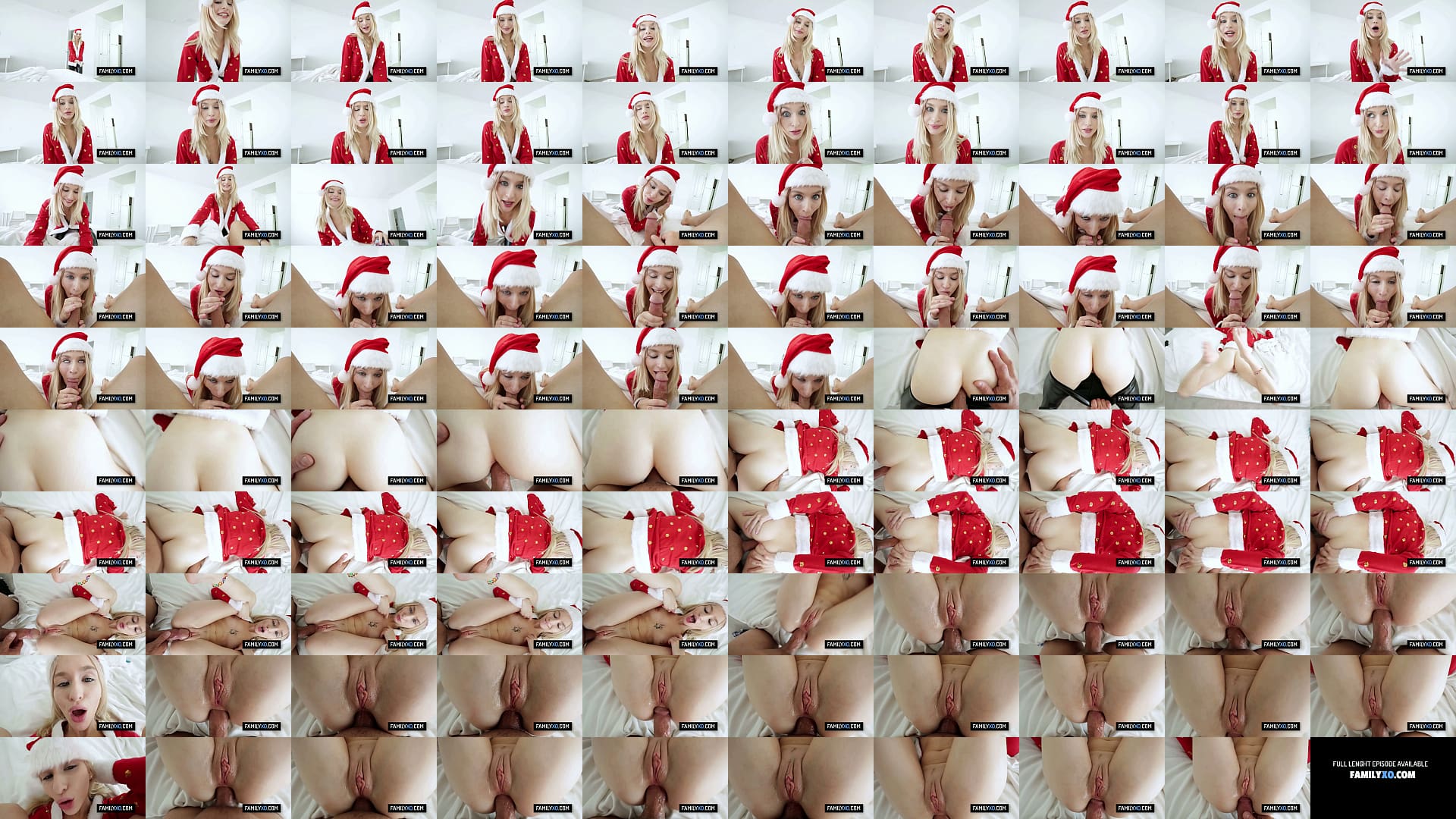 Stepdaughter getting naughty with stepdad for Xmas - Emma Rosie 预览图