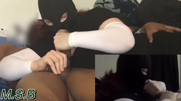 Download Video - Sucking a huge big black dick watch me make that cum squirt split screen