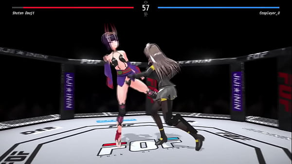 Download Video - Shuten Douji Lost the Catfight and has to pay the price