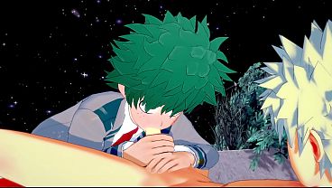 Boku No Hero - Deku and Bakugou amazing sex - Japanese Asian Manga Anime Hentai Porn