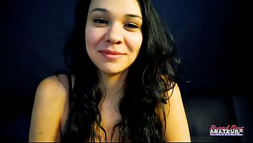 Sabrina Petite Inked Brunette Hairy Sloppy BJ Rimjob Passionate Play!