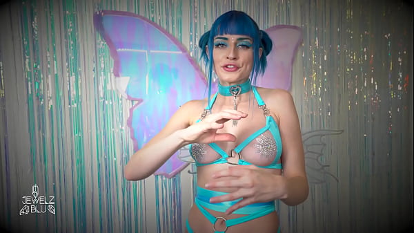 You wander into the woods where you meet a magical fairy... She tells you to pull your hard cock out