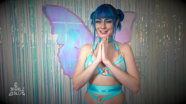You wander into the woods where you meet a magical fairy... She tells you to pull your hard cock out