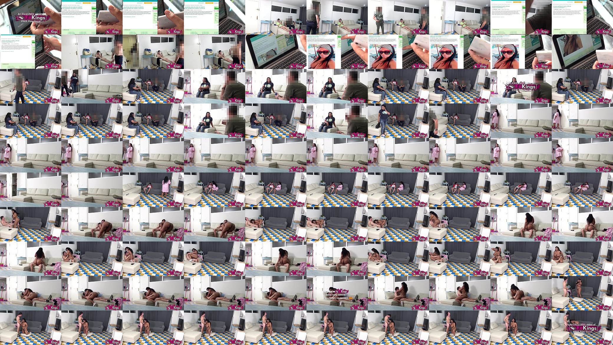 Super-busty maid Jennifer cleans cocks after she ends cleaning the house 预览图