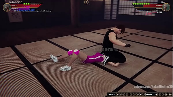 Lord Jerle Alpha VS Linn (Naked Fighter 3D)