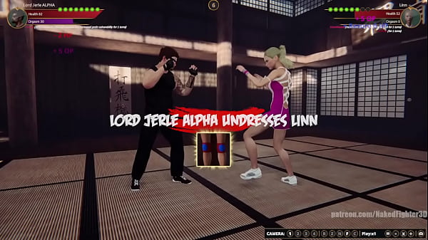 Lord Jerle Alpha VS Linn (Naked Fighter 3D)