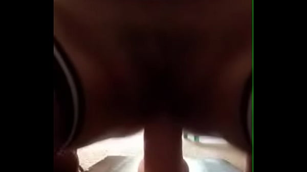 Riding Homemade Dildo