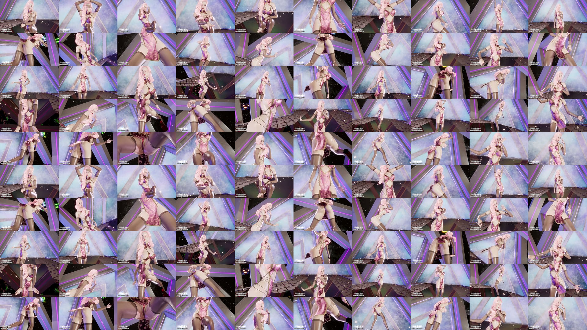 [MMD]  MINNIE - Cherry Sky - Seraphine Sexy Kpop Dance League of Legends Hentai Uncensored 4K 60FPS 预览图
