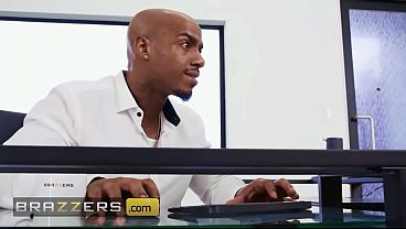 BRAZZERS - Sexy Boss Angela White’s Naughty Office Threesome With Her Lucky Employees