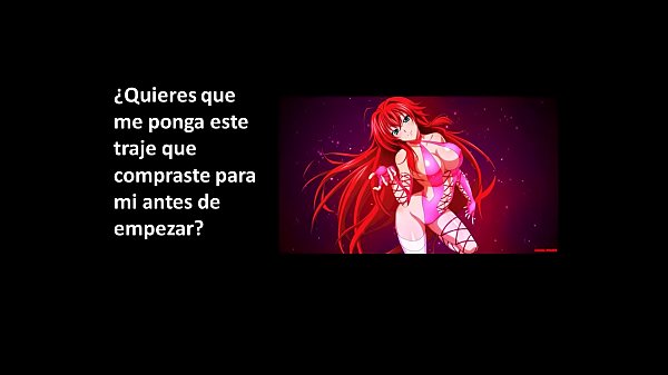 JOI in Spanish with Rías Gremory hentai