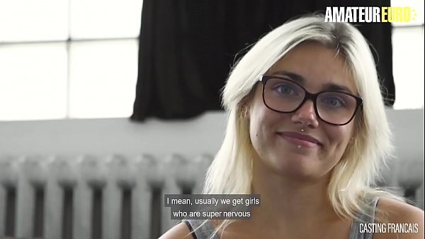 Amateur euro amateur pawg blonde gaby hardcore fucked in first porn audition